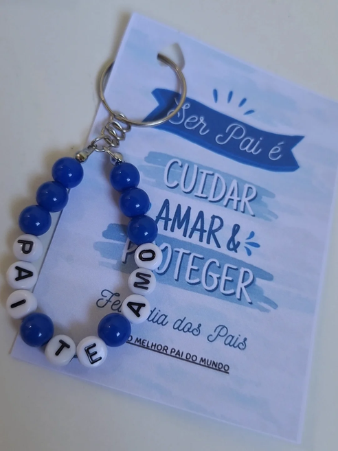 Chaveiro personalizado dia dos pais
