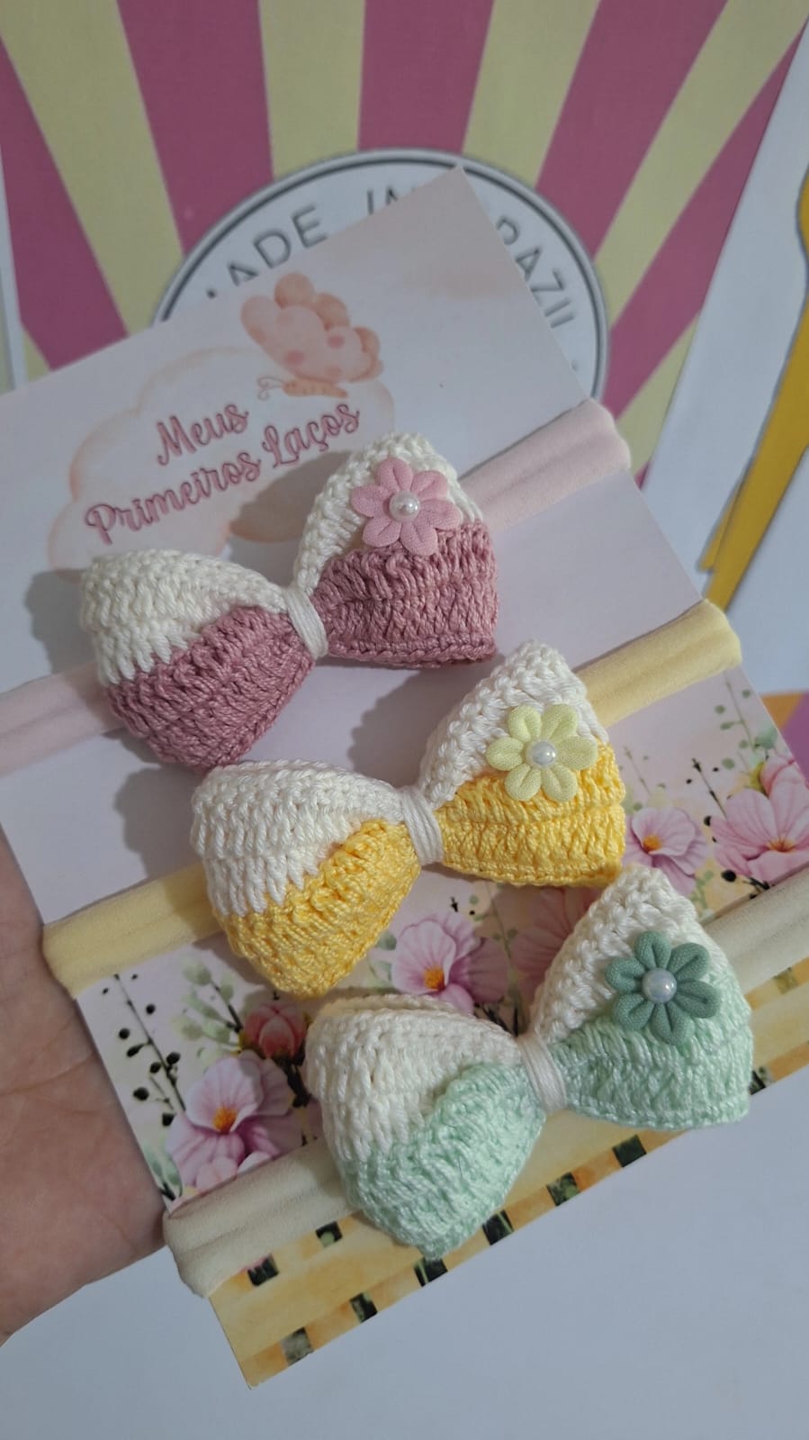 Kit Faixinha de Bebê Flor