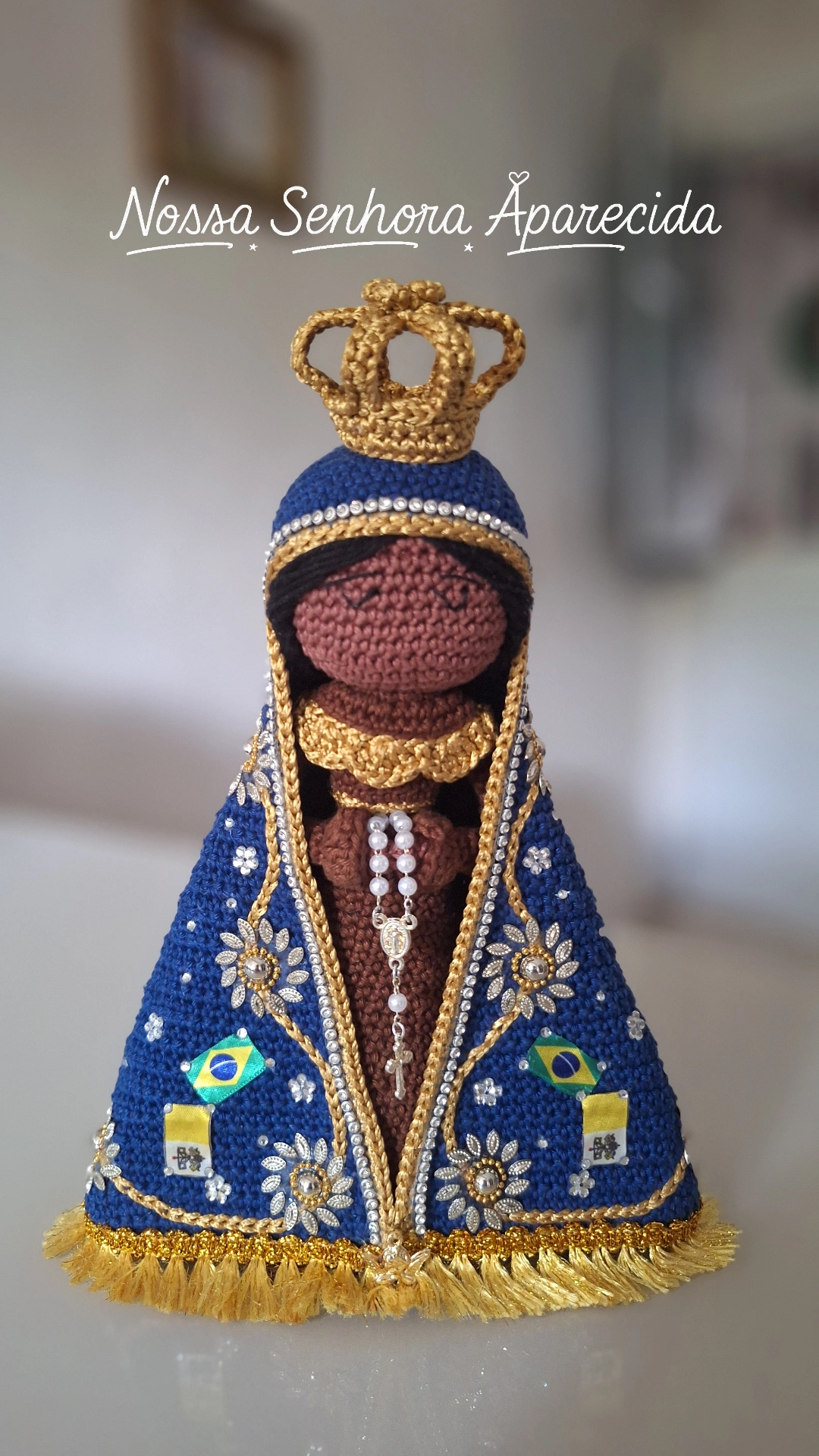 Nossa Senhora Aparecida Amigurumi