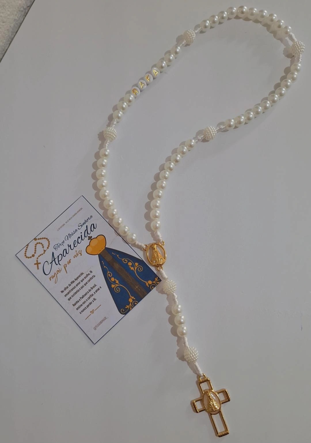 Terço Personalizado Nossa Senhora Aparecida