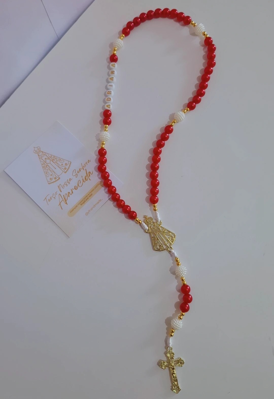 Terço Personalizado Nossa Senhora Aparecida