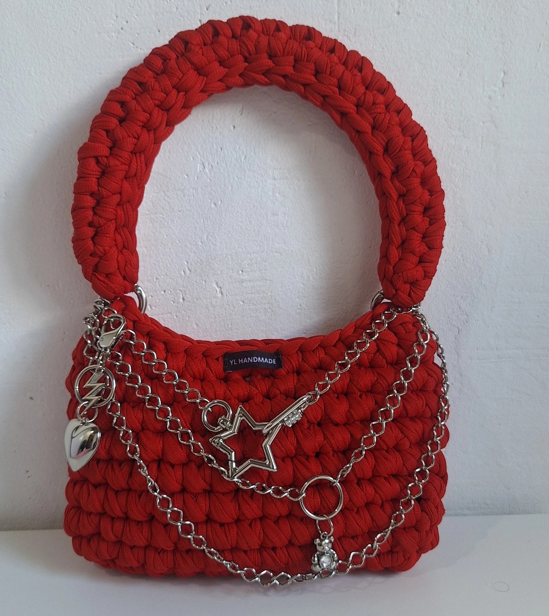 Bolsa Baguette vermelha