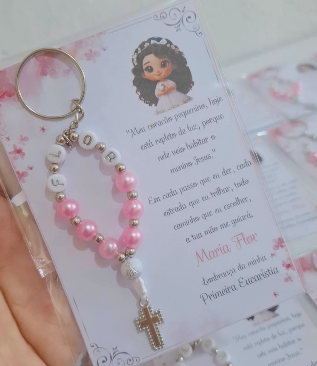 Mini terço Personalizado